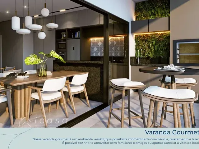 Apartamento com 46m² 1 quarto e 2 banheiros, à venda, no bairro Toninhas em Ubatuba