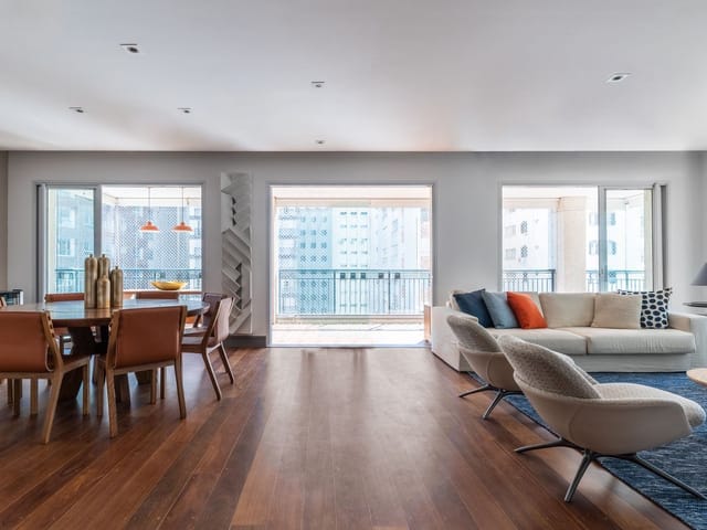 Apartamento 4 quartos e 6 banheiros, à venda, no bairro Jardim Paulista em São Paulo