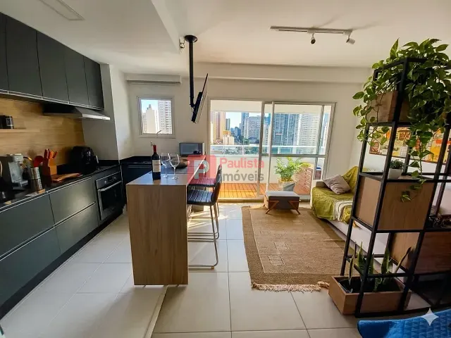 Apartamento 1 quarto e 1 banheiro, para alugar, no bairro Brooklin Paulista em São Paulo