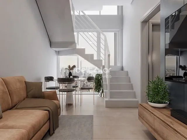 Apartamento com 55m² 2 quartos e 2 banheiros, à venda, no bairro Santa Branca em Belo Horizonte