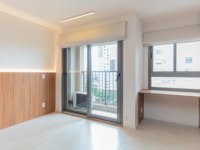 Foto do Apartamento - Apartamento para venda em Campo Belo com 1 quarto, sendo 1 suíte, 25m² | Lares e Andares Imóveis