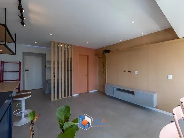 Apartamento com 60m² 1 quarto e 2 banheiros, à venda, no bairro Campo Belo em São Paulo