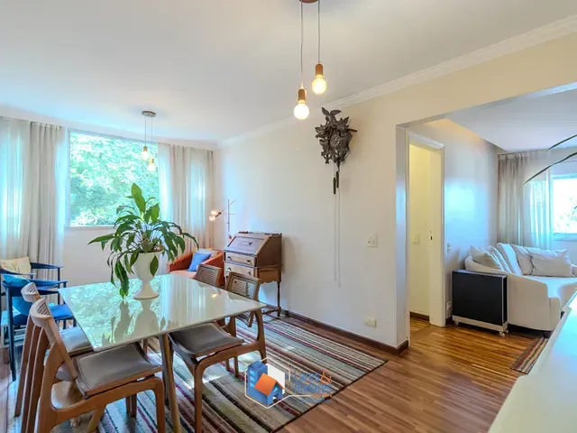 Apartamento com 61m² 1 quarto e 2 banheiros, à venda, no bairro Brooklin Paulista em São Paulo