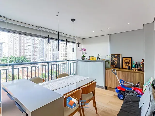 Apartamento com 94m² 3 quartos e 2 banheiros, à venda, no bairro Brooklin em São Paulo
