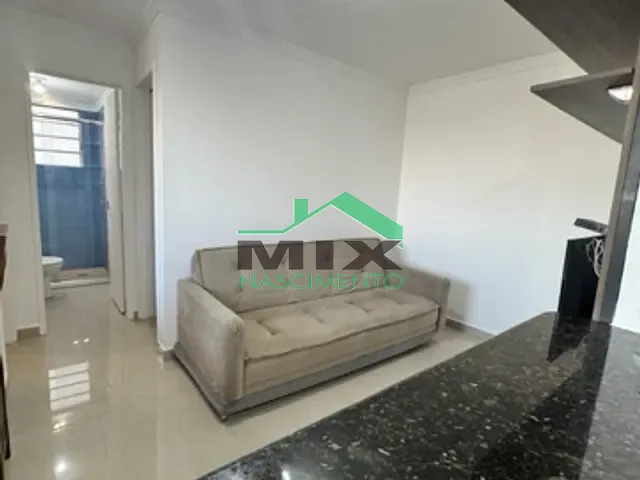 Apartamento com 48m² 2 quartos e 1 banheiro, à venda ou para alugar, no bairro Taboão em São Bernardo do Campo