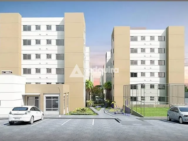 Apartamento 2 quartos e 1 banheiro, à venda, no bairro Uvaranas em Ponta Grossa