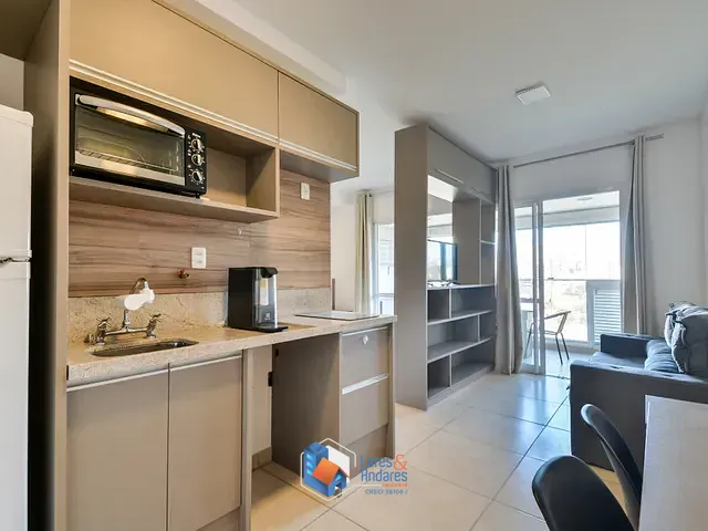 Apartamento com 43m² 1 quarto e 1 banheiro, à venda, no bairro Brooklin em São Paulo