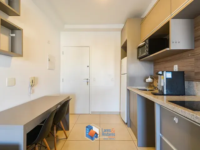 Apartamento com 43m² 1 quarto e 1 banheiro, à venda, no bairro Brooklin em São Paulo