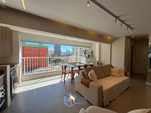 Apartamento com 65m² 2 quartos e 2 banheiros, à venda, no bairro Brooklin Paulista em São Paulo