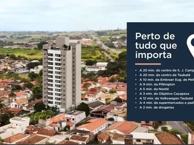 Apartamento com 71m² 2 quartos e 2 banheiros, à venda, no bairro Vila Resende em Caçapava