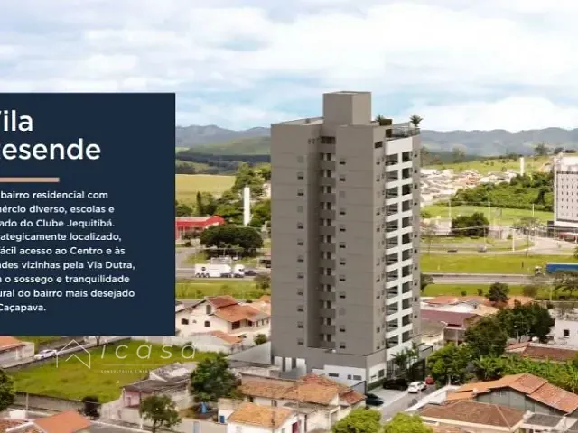 Apartamento com 71m² 2 quartos e 2 banheiros, à venda, no bairro Vila Resende em Caçapava