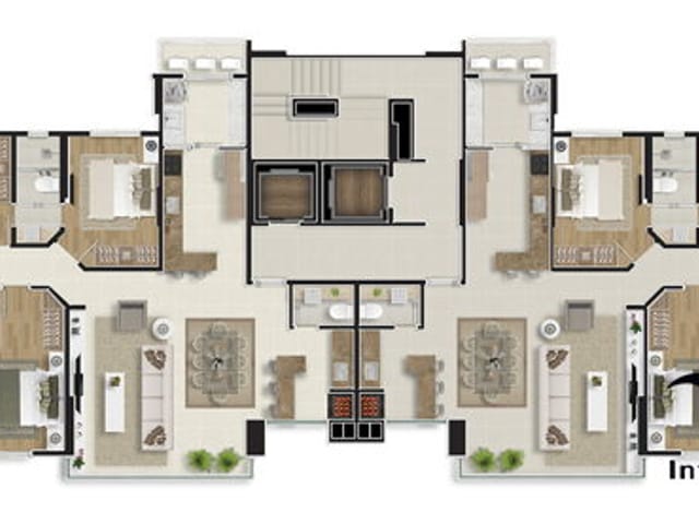 Apartamento com 259m², à venda, no bairro Centro em Balneário Camboriú