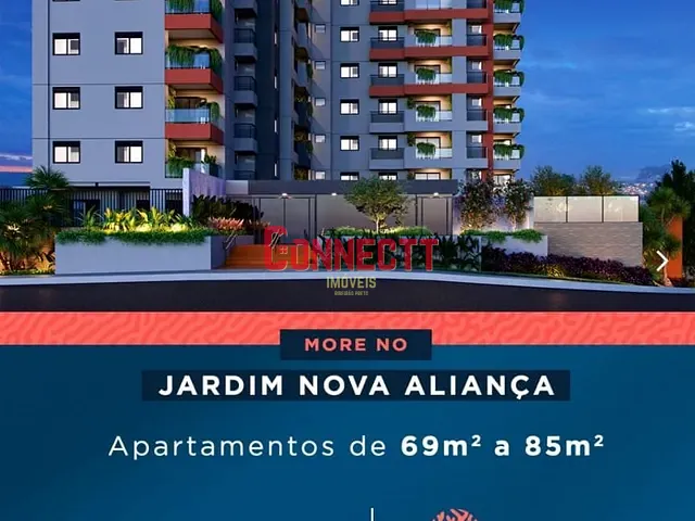 Apartamento 2 quartos e 2 banheiros, à venda, no bairro Nova Aliança em Ribeirão Preto