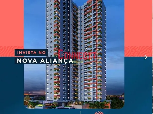 Apartamento 2 quartos e 2 banheiros, à venda, no bairro Nova Aliança em Ribeirão Preto