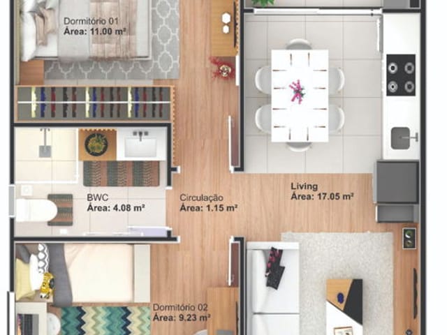 Apartamento à venda, no bairro Balneário Pereque em Porto Belo