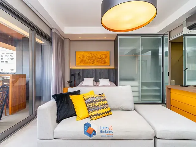 Apartamento com 41m² 1 quarto e 1 banheiro, à venda, no bairro Brooklin Paulista em São Paulo