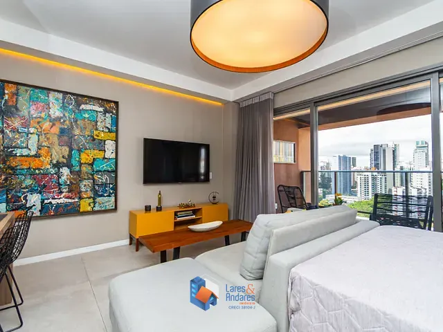 Apartamento com 41m² 1 quarto e 1 banheiro, à venda, no bairro Brooklin Paulista em São Paulo