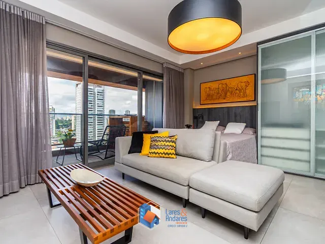 Apartamento com 41m² 1 quarto e 1 banheiro, à venda, no bairro Brooklin Paulista em São Paulo