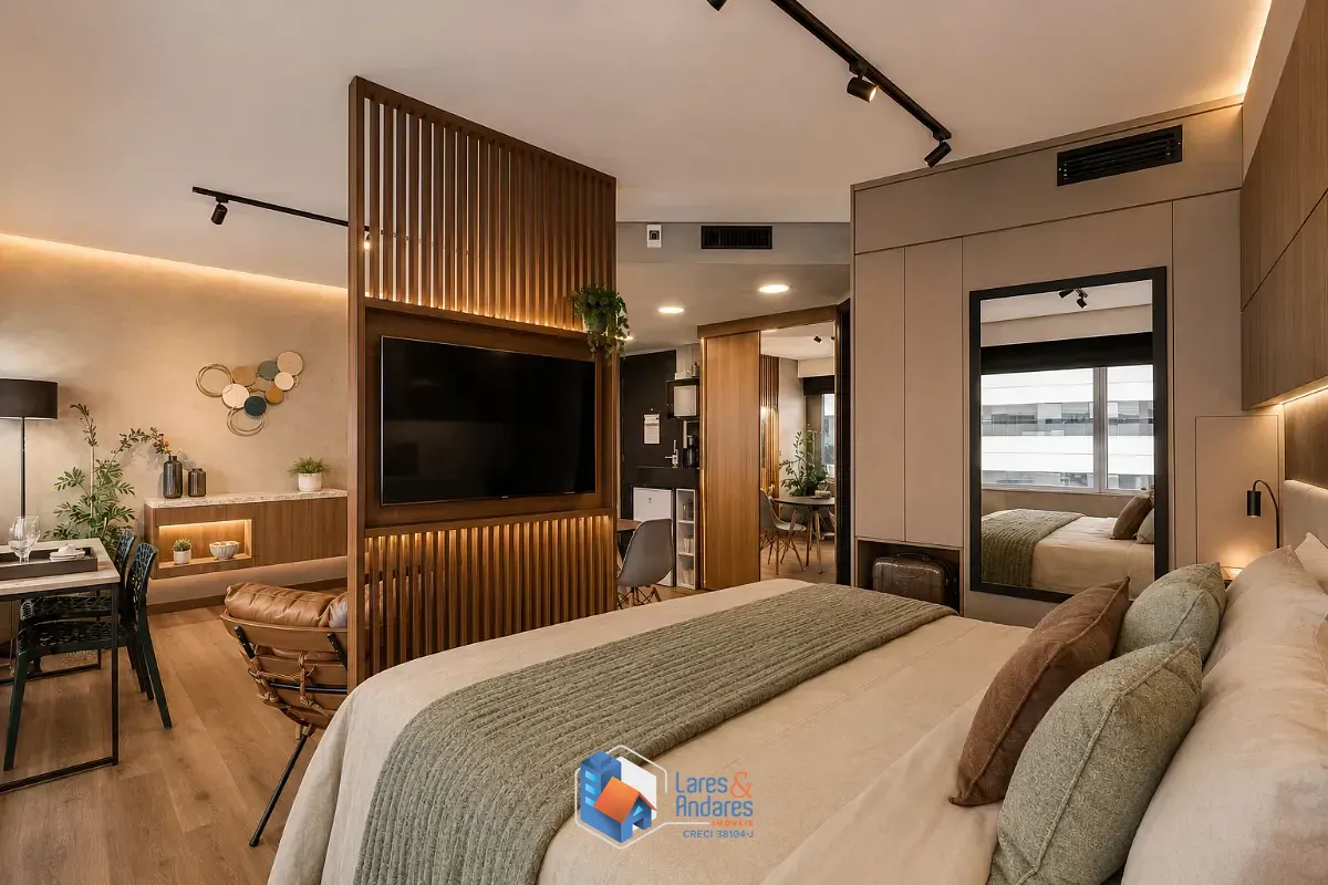Apartamento, 1 quarto, 34 m² - Foto 1