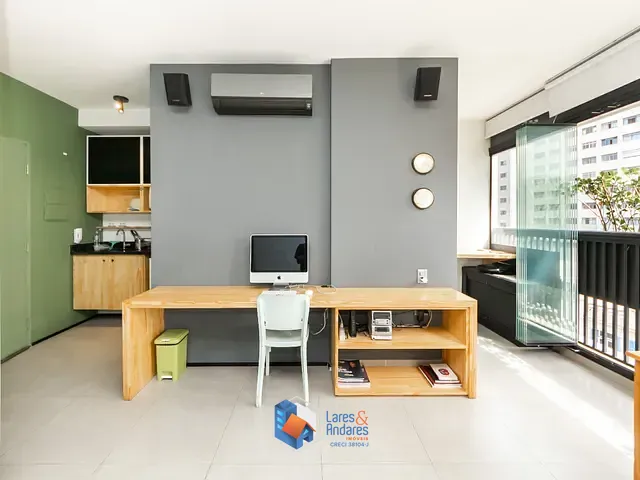 Apartamento com 33m² 1 quarto e 1 banheiro, à venda, no bairro Vila Buarque em São Paulo