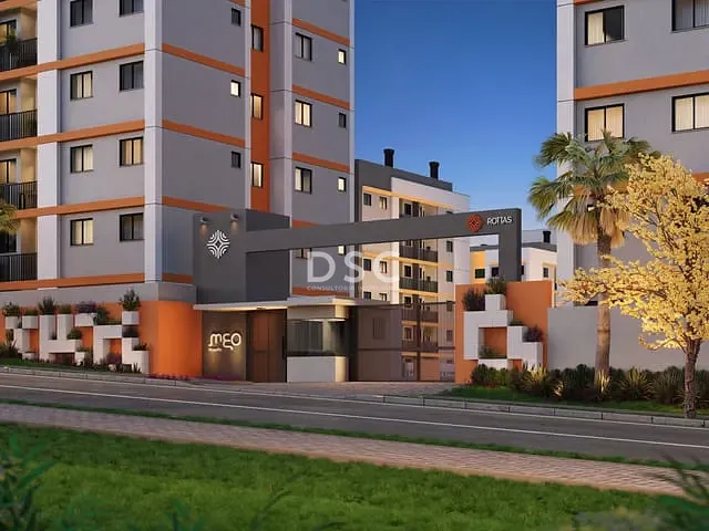 Apartamento com 90m² 2 quartos e 1 banheiro, à venda, no bairro Neoville em Curitiba