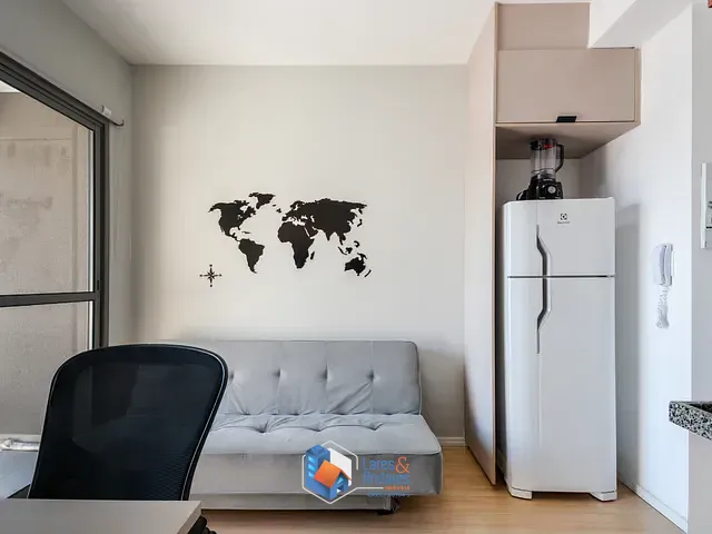 Apartamento com 27m² 1 quarto e 1 banheiro, à venda, no bairro Vila Nova Conceição em São Paulo