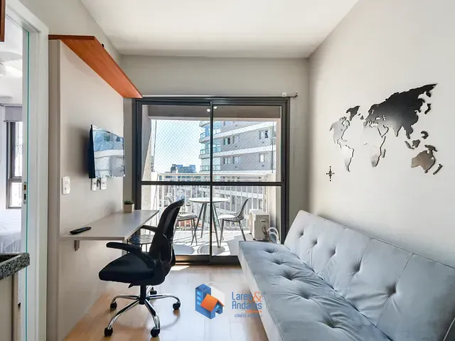 Apartamento com 27m² 1 quarto e 1 banheiro, à venda, no bairro Vila Nova Conceição em São Paulo