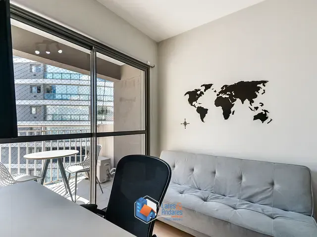 Apartamento com 27m² 1 quarto e 1 banheiro, à venda, no bairro Vila Nova Conceição em São Paulo