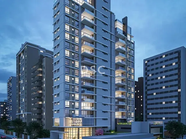 Apartamento 3 quartos e 4 banheiros, à venda, no bairro Água Verde em Curitiba