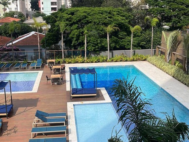 Apartamento 3 quartos e 3 banheiros, à venda, no bairro Brooklin Novo em São Paulo
