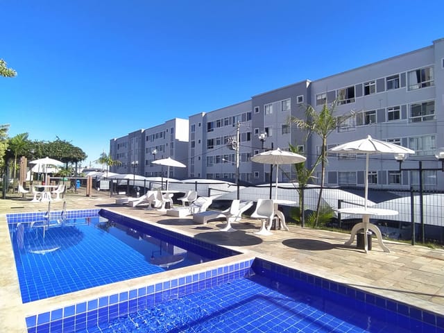 Foto do Apartamento - Apartamento 02 quartos, cozinha com armarios, lazer com piscina e uma vaga coberta, Bairro Chácaras Santa Inês (São Benedito), Santa Luzia, MG | Deltalar Imóveis