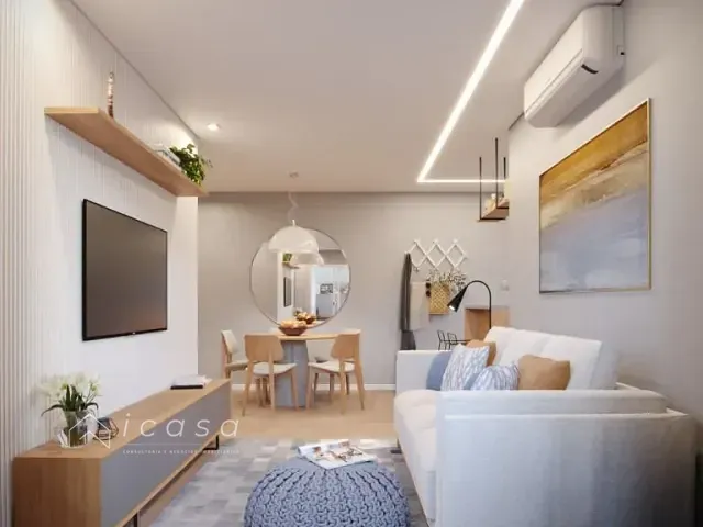 Apartamento com 68m² 2 quartos e 2 banheiros, à venda, no bairro Parque São Luís em Taubaté