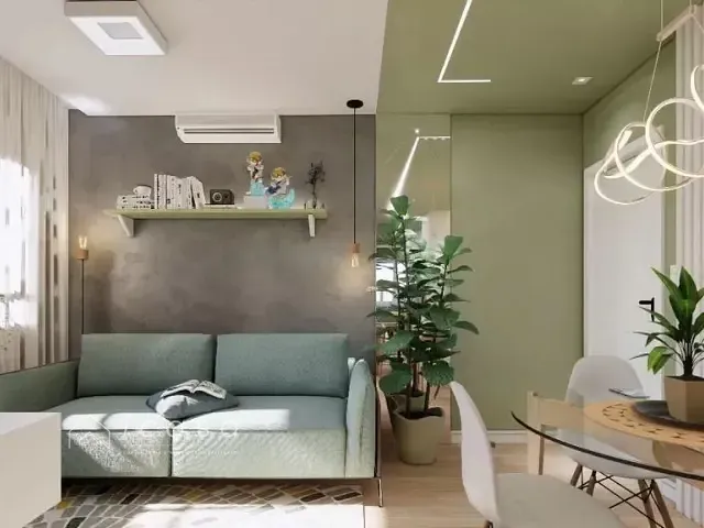 Apartamento com 52m² 2 quartos e 1 banheiro, à venda, no bairro Jardim das Gaivotas em Caraguatatuba