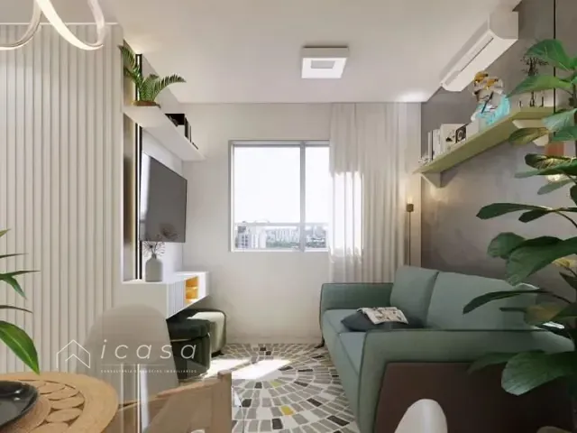 Apartamento com 52m² 2 quartos e 1 banheiro, à venda, no bairro Jardim das Gaivotas em Caraguatatuba