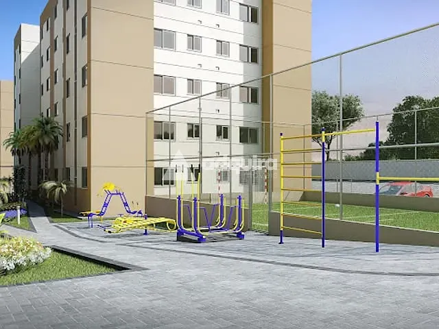 Apartamento com 58m² 2 quartos e 1 banheiro, à venda, no bairro Uvaranas em Ponta Grossa