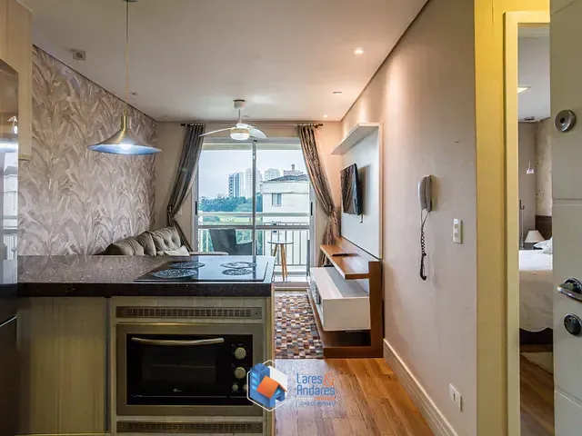 Apartamento com 37m² 1 quarto e 1 banheiro, à venda, no bairro Panamby em São Paulo