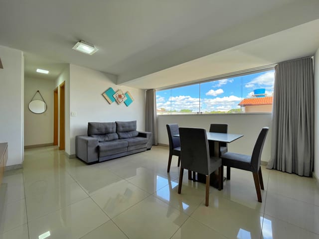 Foto do Apartamento - Apartamento mobilado para locação com 02 quartos (1 suíte) e duas vagas cobertas, Itapoã, Belo Horizonte, MG | Deltalar Imóveis