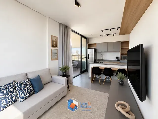Apartamento com 46m² 1 quarto e 1 banheiro, à venda, no bairro Cambuí em Campinas