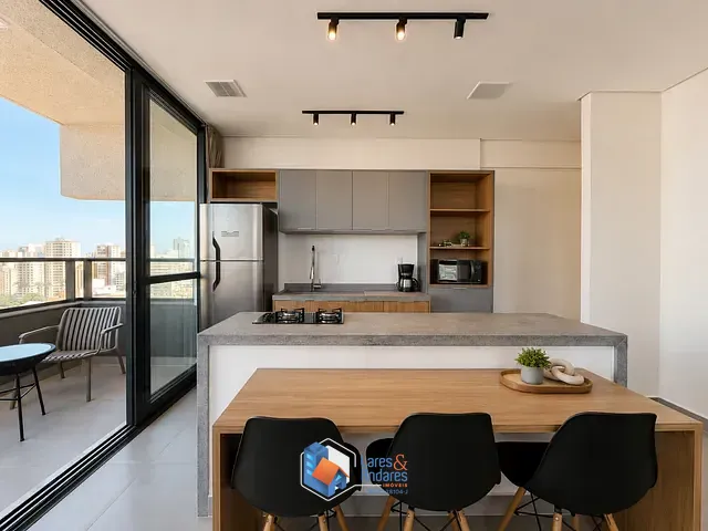 Apartamento com 46m² 1 quarto e 1 banheiro, à venda, no bairro Cambuí em Campinas
