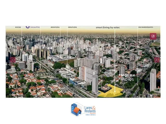 Apartamento com 35m² 1 quarto e 1 banheiro, à venda, no bairro Indianópolis em São Paulo