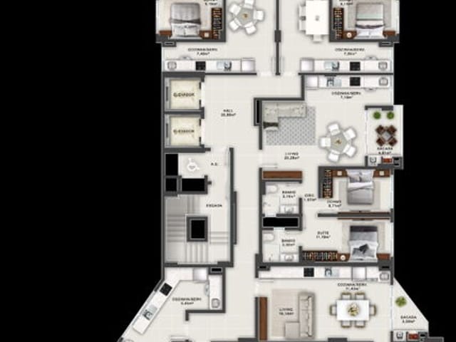 Apartamento à venda, no bairro Morretes em Itapema