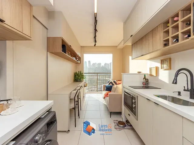 Apartamento com 32m² 1 quarto e 1 banheiro, à venda, no bairro Jardim Caravelas em São Paulo