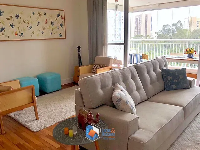 Apartamento com 107m² 3 quartos e 4 banheiros, à venda, no bairro Vila Andrade em São Paulo