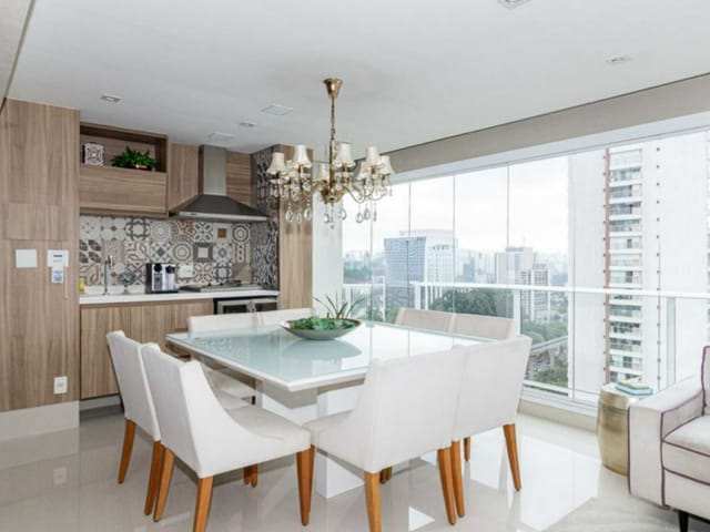 Apartamento com 138m² 3 quartos e 2 banheiros, à venda, no bairro Brooklin Paulista em São Paulo