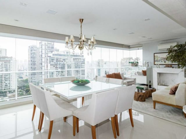 Apartamento com 138m² 3 quartos e 2 banheiros, à venda, no bairro Brooklin Paulista em São Paulo
