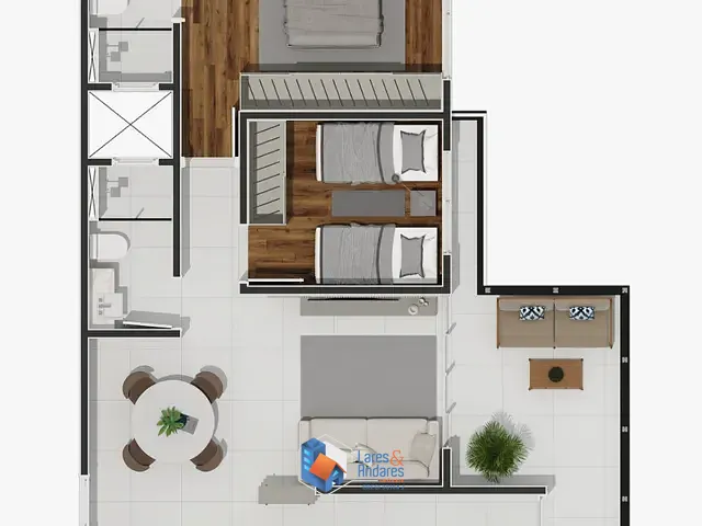 Apartamento com 83m² 2 quartos e 2 banheiros, à venda, no bairro Tabueliro em Barra Velha