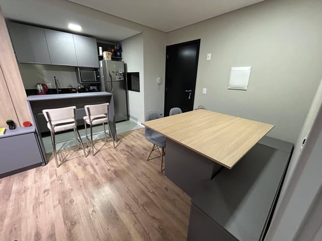 Foto do Apartamento - Apartamento mobiliado à venda no Canto, Parque Una: 40 m², 1 suíte, móveis planejados e vaga de garagem. | UP Imóveis