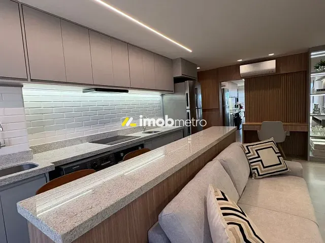 Apartamento 1 quarto e 2 banheiros, para alugar, no bairro Nova Campinas em Campinas