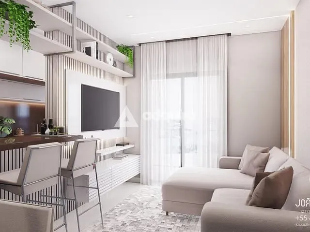 Apartamento com 129m² 3 quartos e 2 banheiros, à venda, no bairro Jardim Carvalho em Ponta Grossa