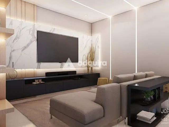 Apartamento com 129m² 3 quartos e 2 banheiros, à venda, no bairro Jardim Carvalho em Ponta Grossa